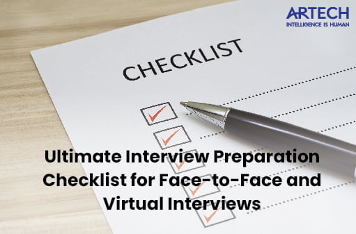 Interview Preparation Checklist for In-Person & Virtual Interviews