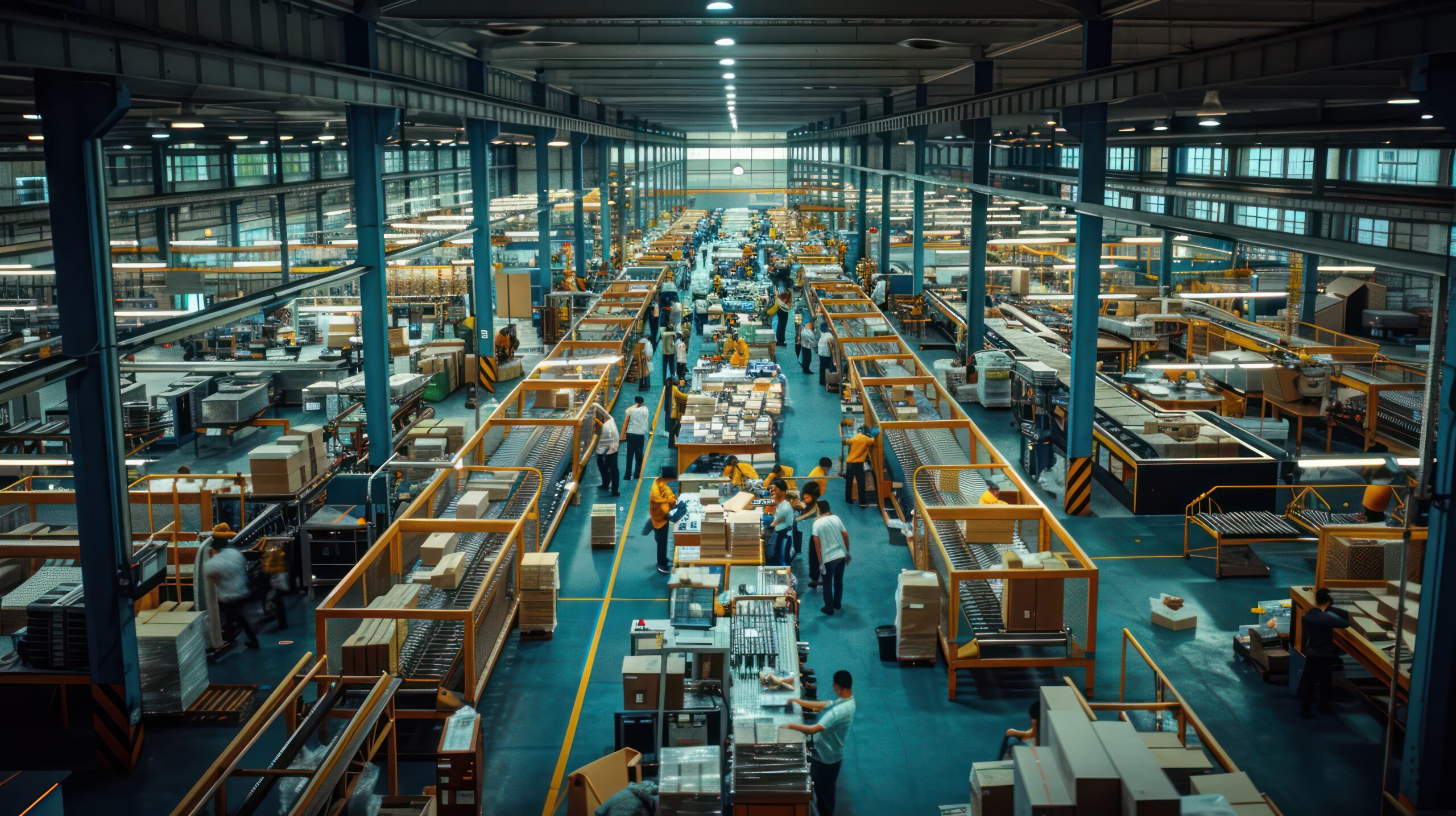 Retail contingent workforce in fulfillment centers Retail fulfillment center workers handling inventory and order processing